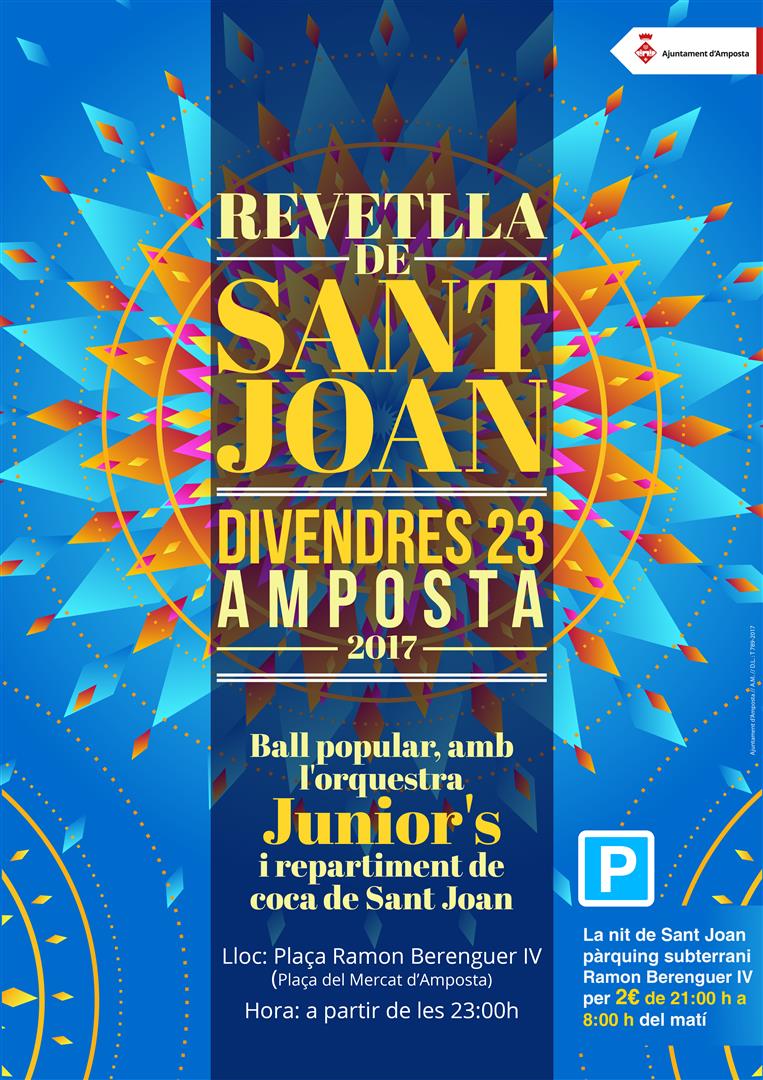 Ajuntament d´Amposta > Comunicació > Amposta acollirà una Nit de Sant Joan plena de màgia, ball i foc
